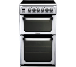 HOTPOINT  HUE52PS 50 cm Electric Ceramic Cooker - White